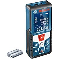 Bosch Professional Medidor láser de distancia GLM 500 (alcance 0-05-50 m- inclinómetro 0 – 360°- precisión de medición…